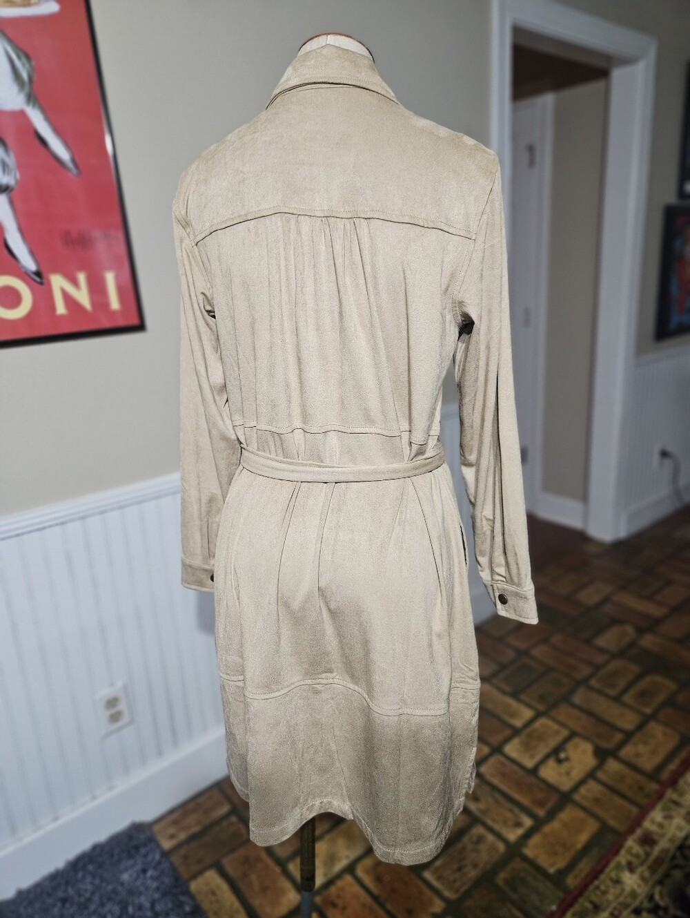Canyon Retreat Faux Suede Jacket Petite Medium - Picture 3 of 5